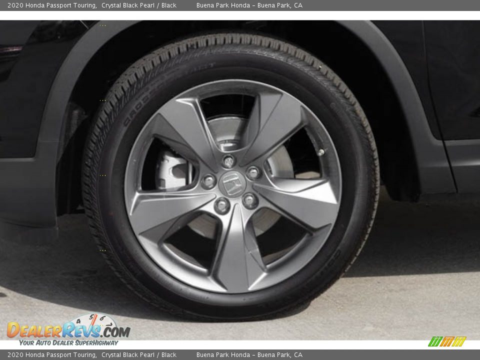 2020 Honda Passport Touring Crystal Black Pearl / Black Photo #13