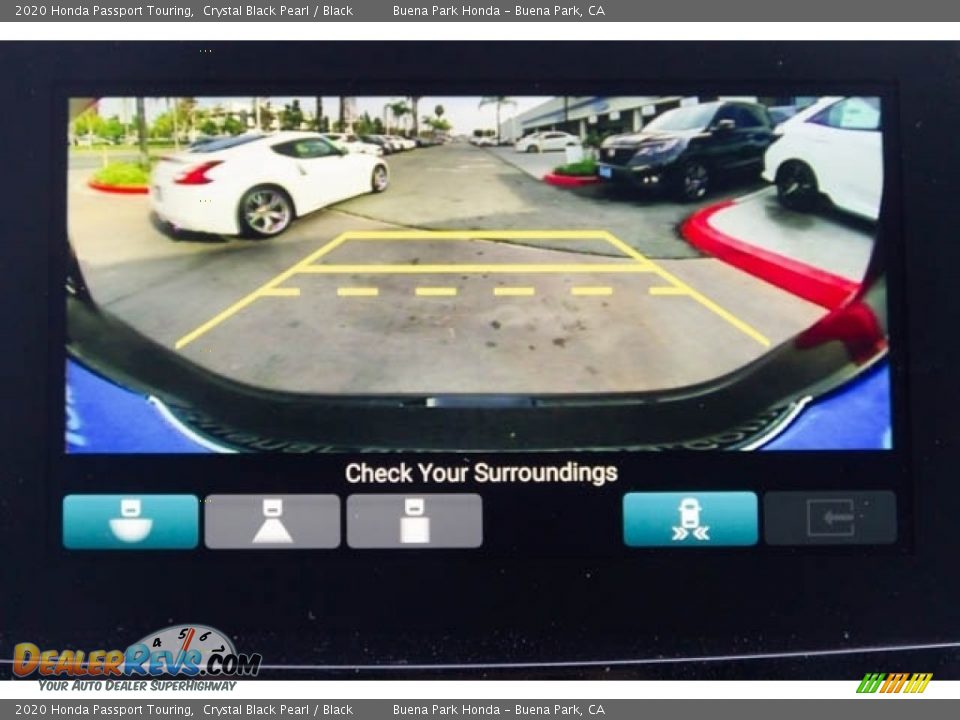2020 Honda Passport Touring Crystal Black Pearl / Black Photo #14