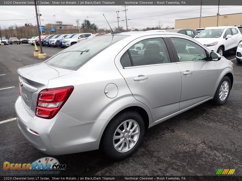 2020 Chevrolet Sonic LT Sedan Silver Ice Metallic / Jet Black/Dark Titanium Photo #5