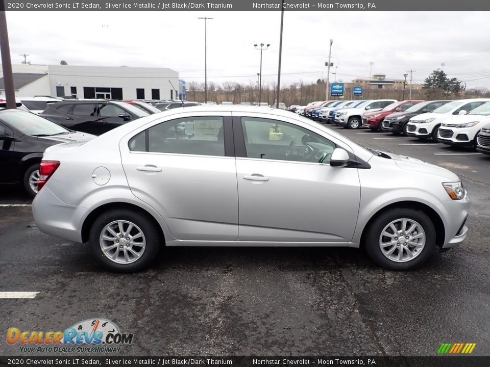 2020 Chevrolet Sonic LT Sedan Silver Ice Metallic / Jet Black/Dark Titanium Photo #6