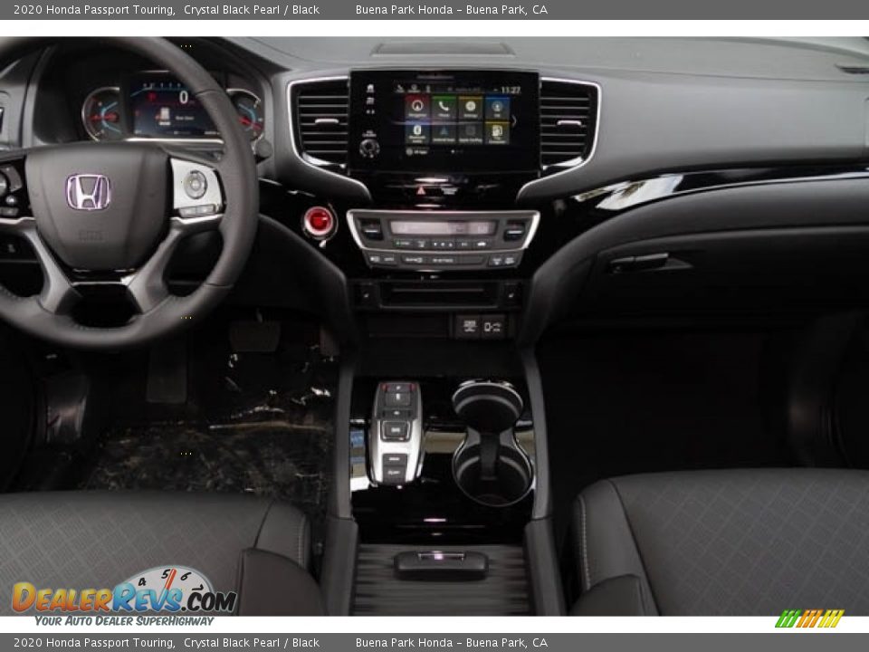 2020 Honda Passport Touring Crystal Black Pearl / Black Photo #17