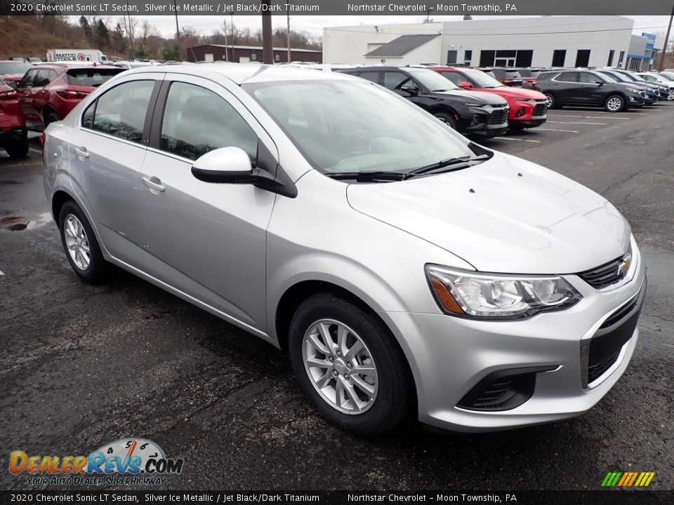 2020 Chevrolet Sonic LT Sedan Silver Ice Metallic / Jet Black/Dark Titanium Photo #7