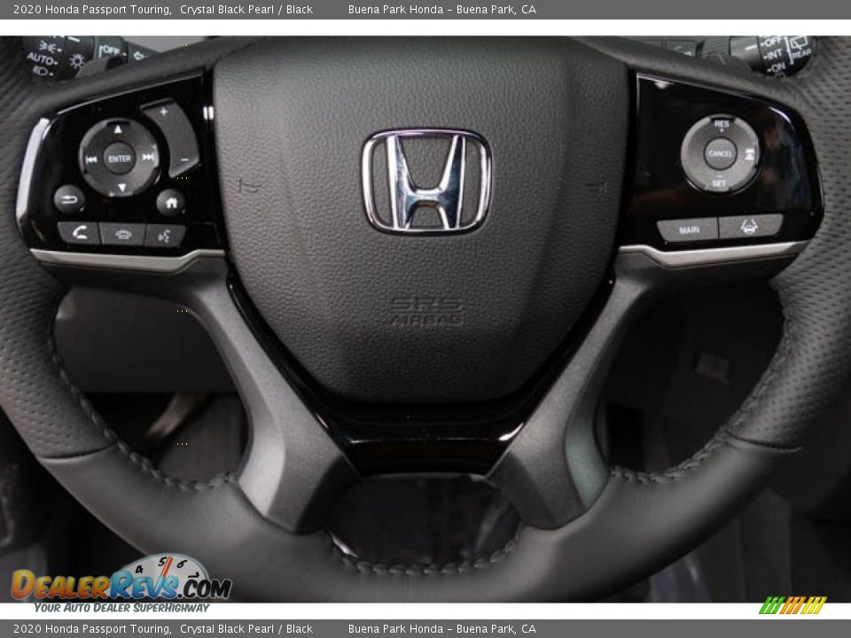 2020 Honda Passport Touring Crystal Black Pearl / Black Photo #19