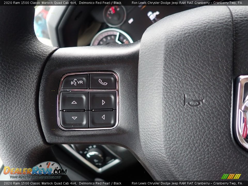 2020 Ram 1500 Classic Warlock Quad Cab 4x4 Delmonico Red Pearl / Black Photo #20