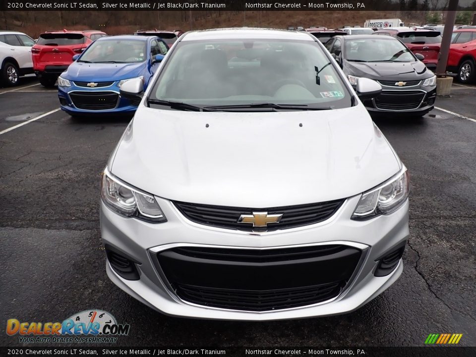 2020 Chevrolet Sonic LT Sedan Silver Ice Metallic / Jet Black/Dark Titanium Photo #8