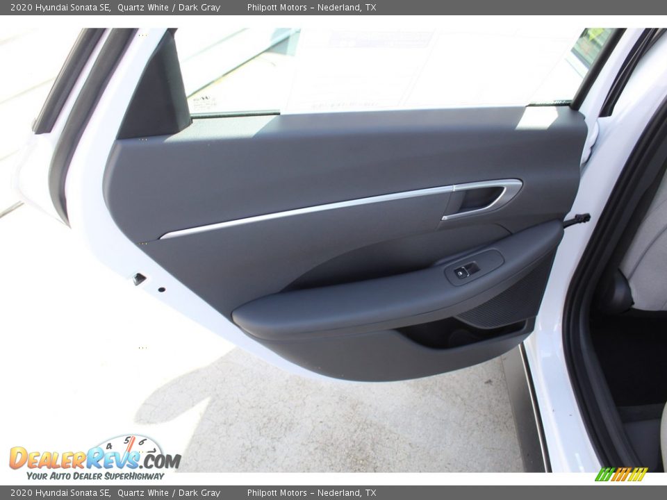 2020 Hyundai Sonata SE Quartz White / Dark Gray Photo #18