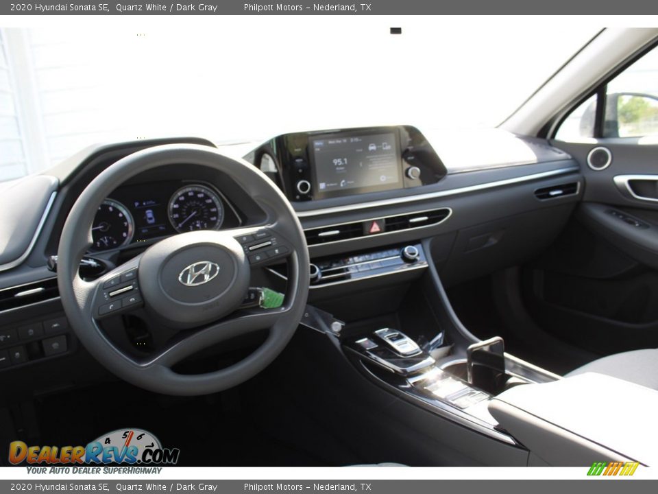 2020 Hyundai Sonata SE Quartz White / Dark Gray Photo #20