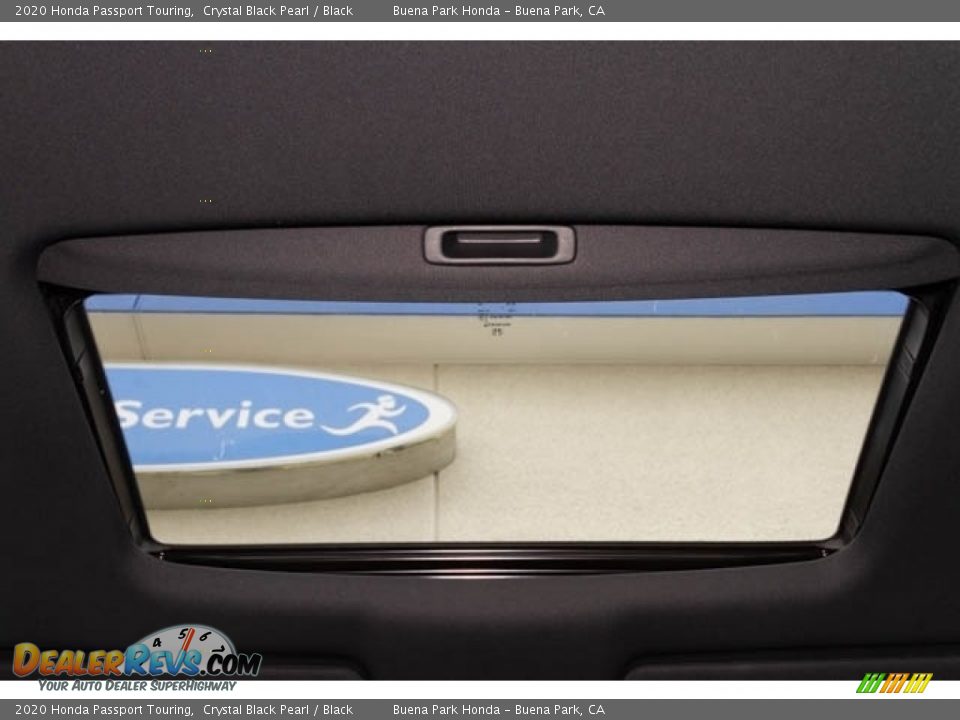 2020 Honda Passport Touring Crystal Black Pearl / Black Photo #25