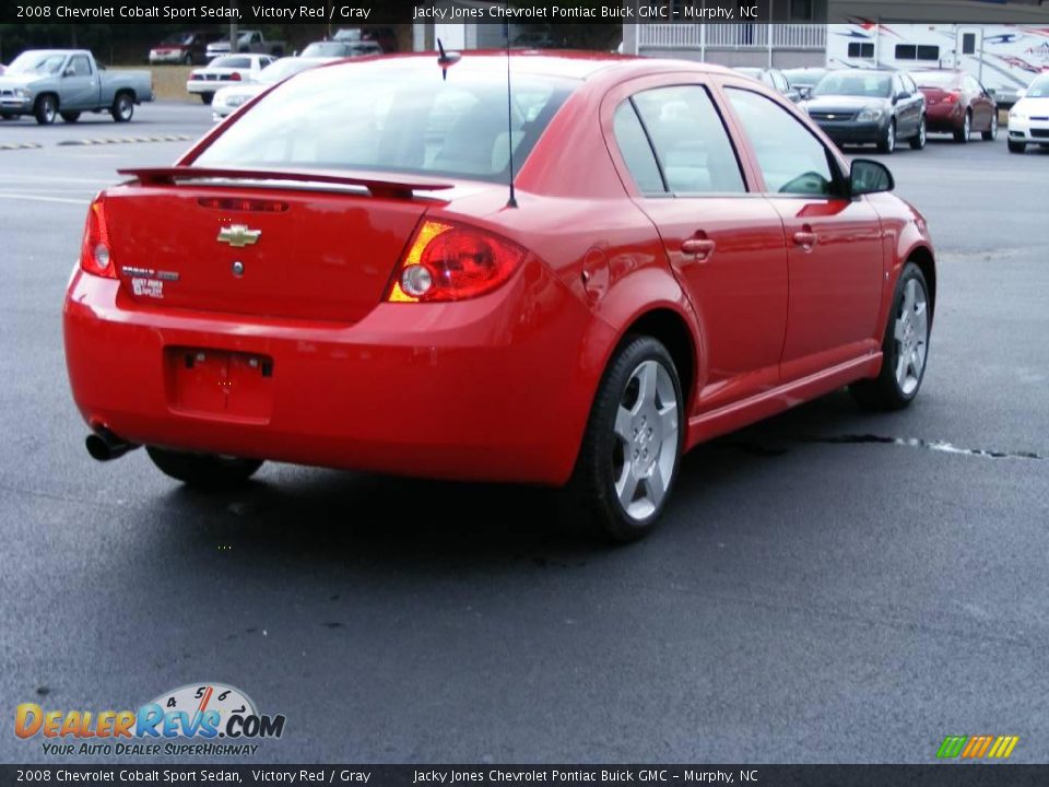 2008 Chevrolet Cobalt Sport Sedan Victory Red / Gray Photo #6