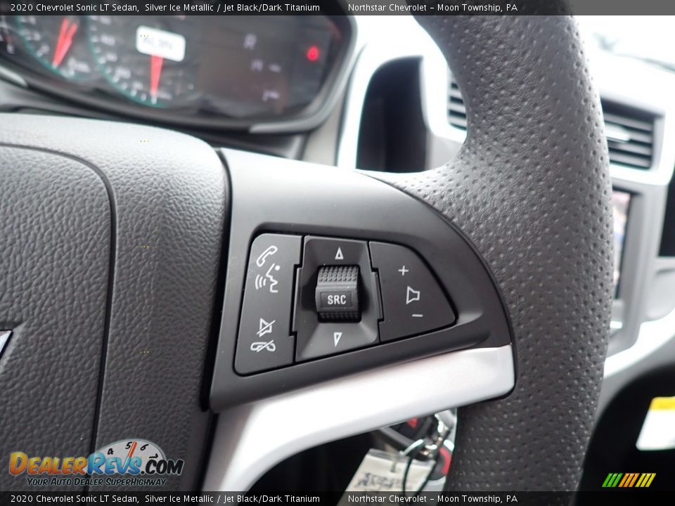 2020 Chevrolet Sonic LT Sedan Silver Ice Metallic / Jet Black/Dark Titanium Photo #19