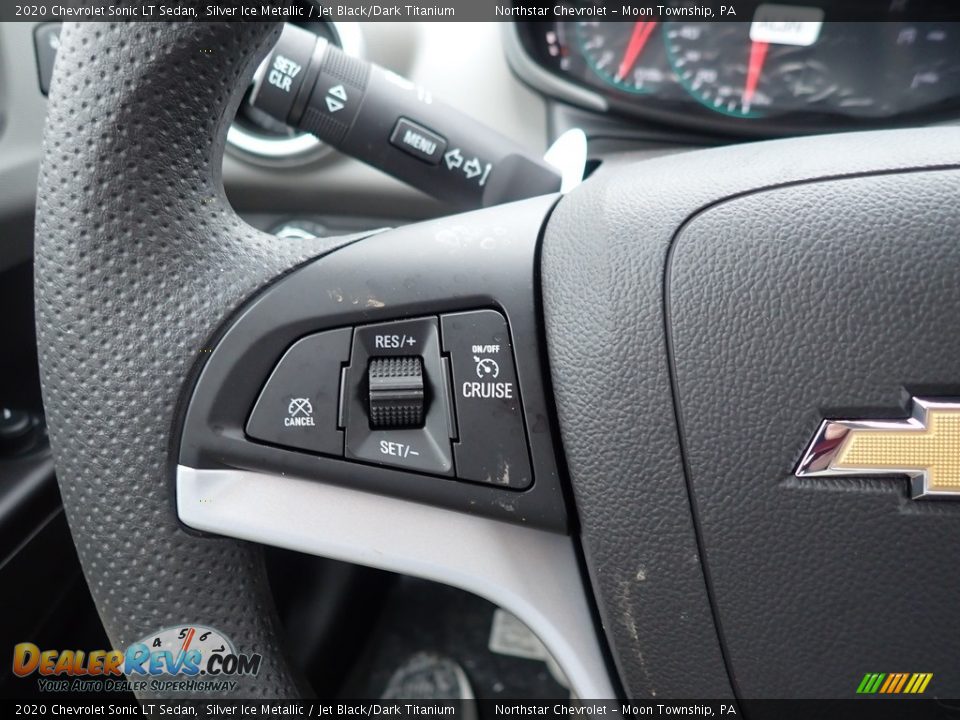 2020 Chevrolet Sonic LT Sedan Silver Ice Metallic / Jet Black/Dark Titanium Photo #20