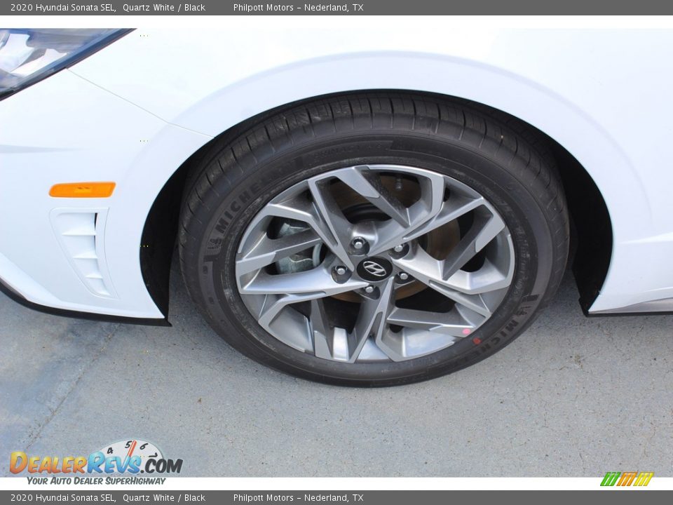 2020 Hyundai Sonata SEL Quartz White / Black Photo #5