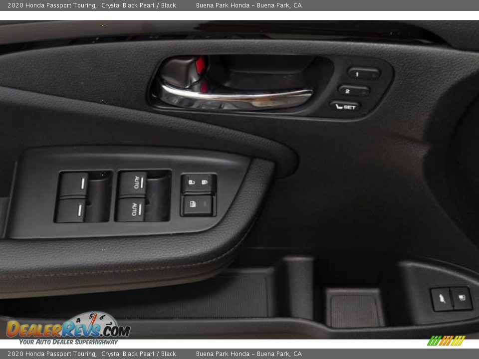 2020 Honda Passport Touring Crystal Black Pearl / Black Photo #35
