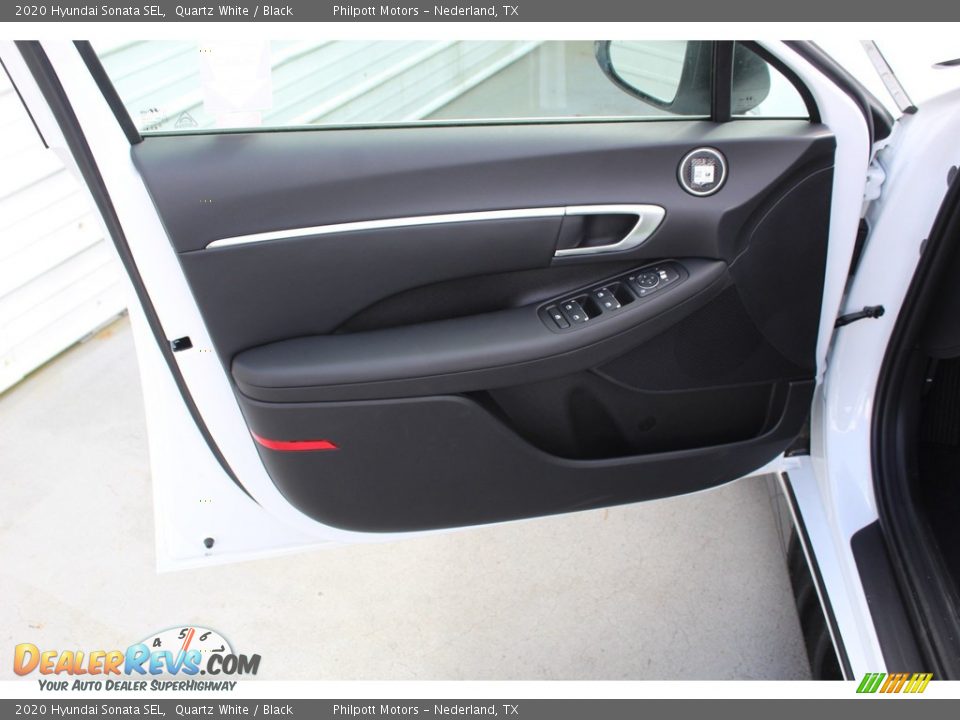 2020 Hyundai Sonata SEL Quartz White / Black Photo #9
