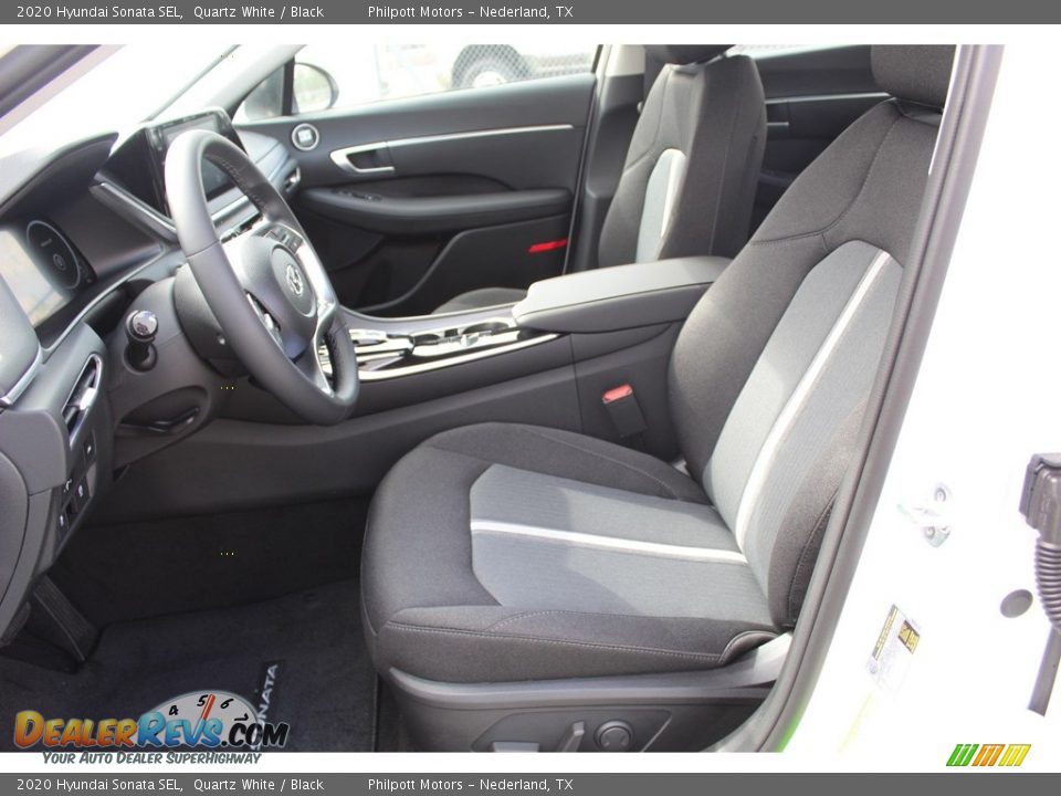 2020 Hyundai Sonata SEL Quartz White / Black Photo #10