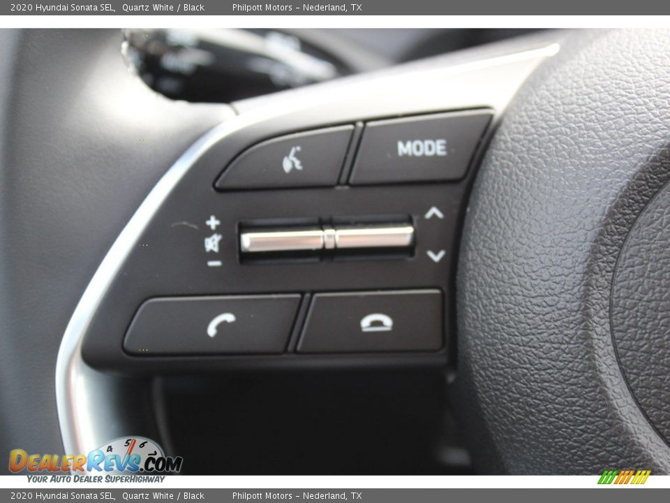 2020 Hyundai Sonata SEL Quartz White / Black Photo #11