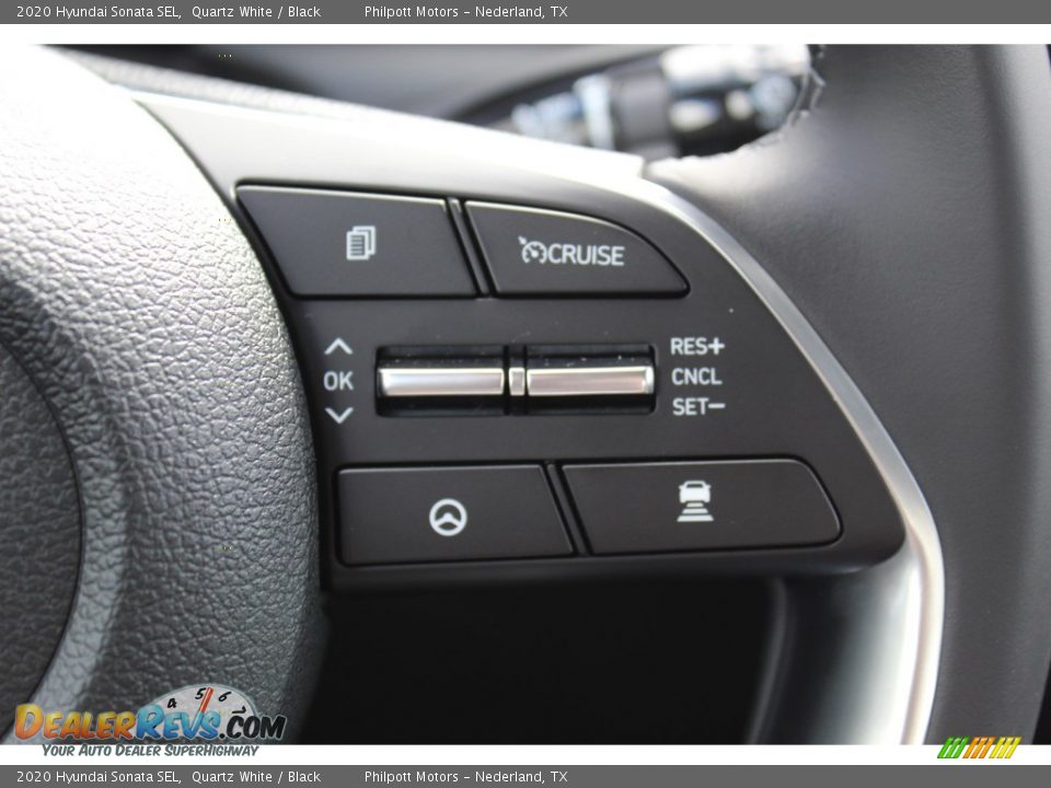 2020 Hyundai Sonata SEL Quartz White / Black Photo #12