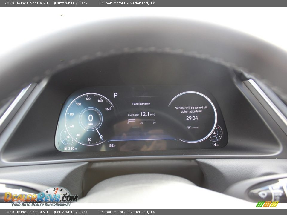 2020 Hyundai Sonata SEL Quartz White / Black Photo #13