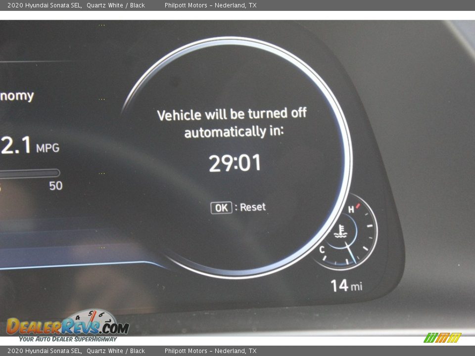 2020 Hyundai Sonata SEL Quartz White / Black Photo #14