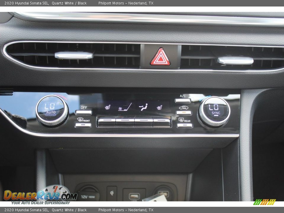 2020 Hyundai Sonata SEL Quartz White / Black Photo #16