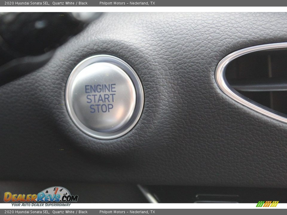 2020 Hyundai Sonata SEL Quartz White / Black Photo #17