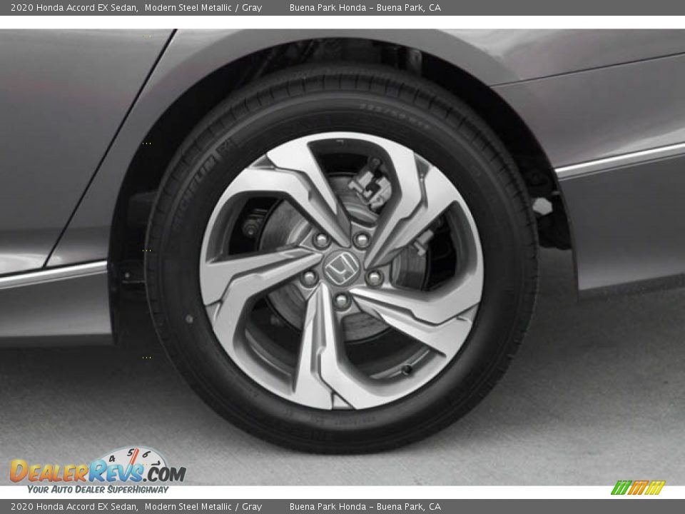 2020 Honda Accord EX Sedan Modern Steel Metallic / Gray Photo #11