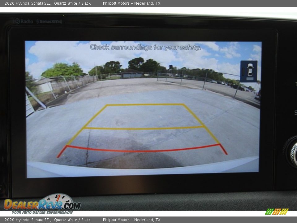 2020 Hyundai Sonata SEL Quartz White / Black Photo #18