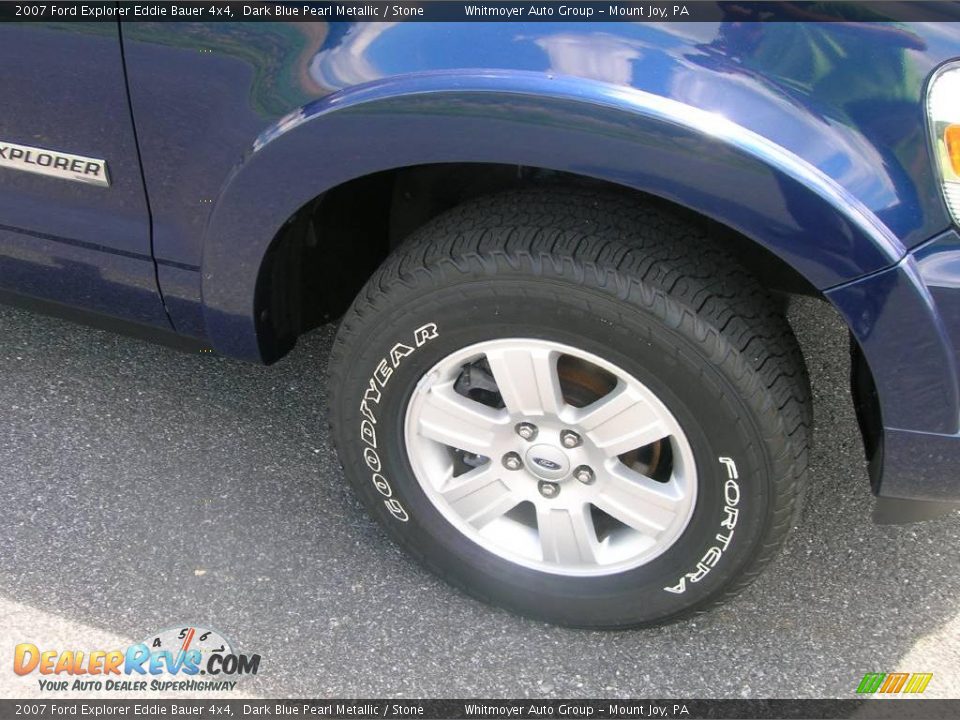 2007 Ford Explorer Eddie Bauer 4x4 Dark Blue Pearl Metallic / Stone Photo #4