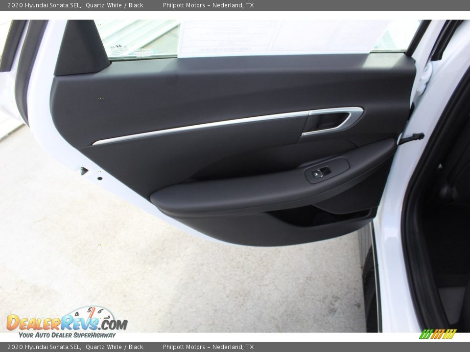 2020 Hyundai Sonata SEL Quartz White / Black Photo #19