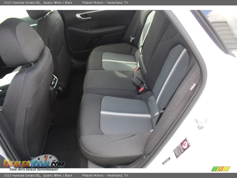 2020 Hyundai Sonata SEL Quartz White / Black Photo #20
