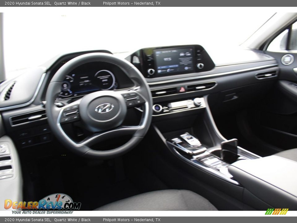 2020 Hyundai Sonata SEL Quartz White / Black Photo #21