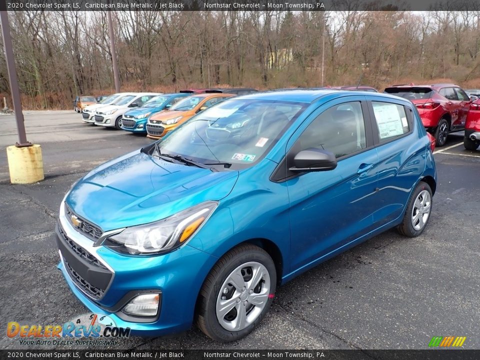 2020 Chevrolet Spark LS Caribbean Blue Metallic / Jet Black Photo #1