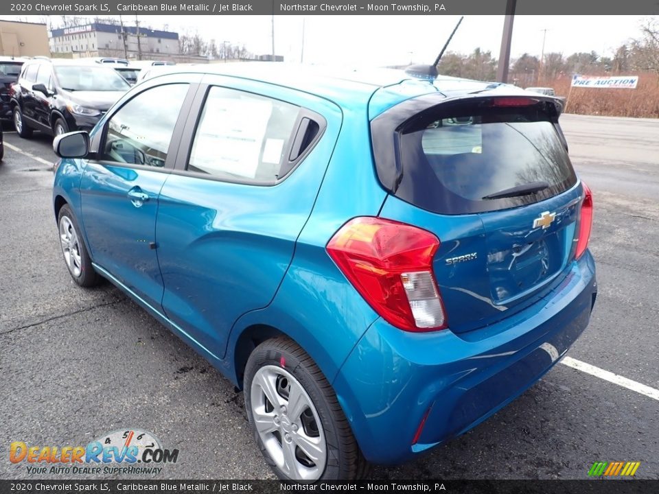 2020 Chevrolet Spark LS Caribbean Blue Metallic / Jet Black Photo #3