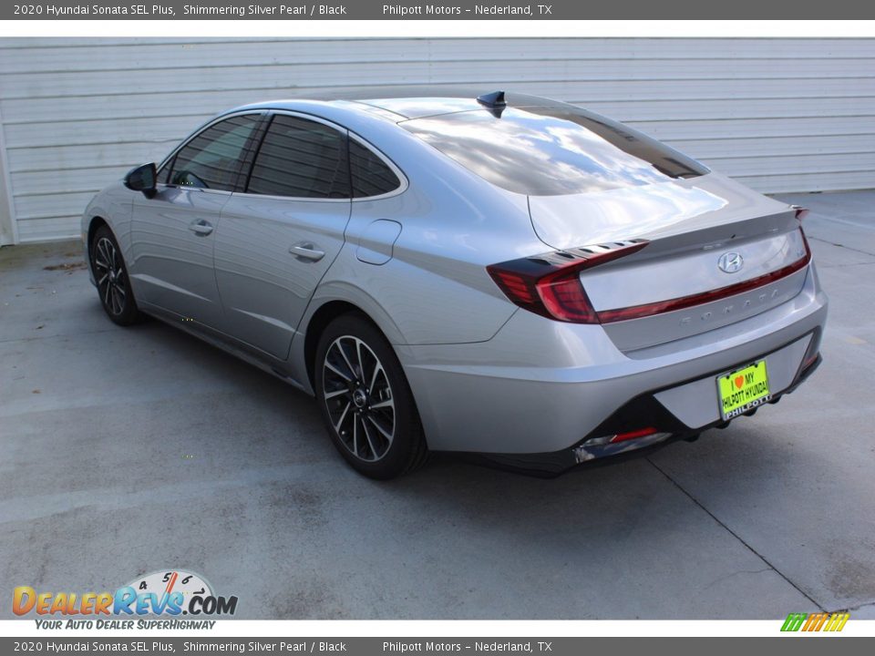 2020 Hyundai Sonata SEL Plus Shimmering Silver Pearl / Black Photo #6