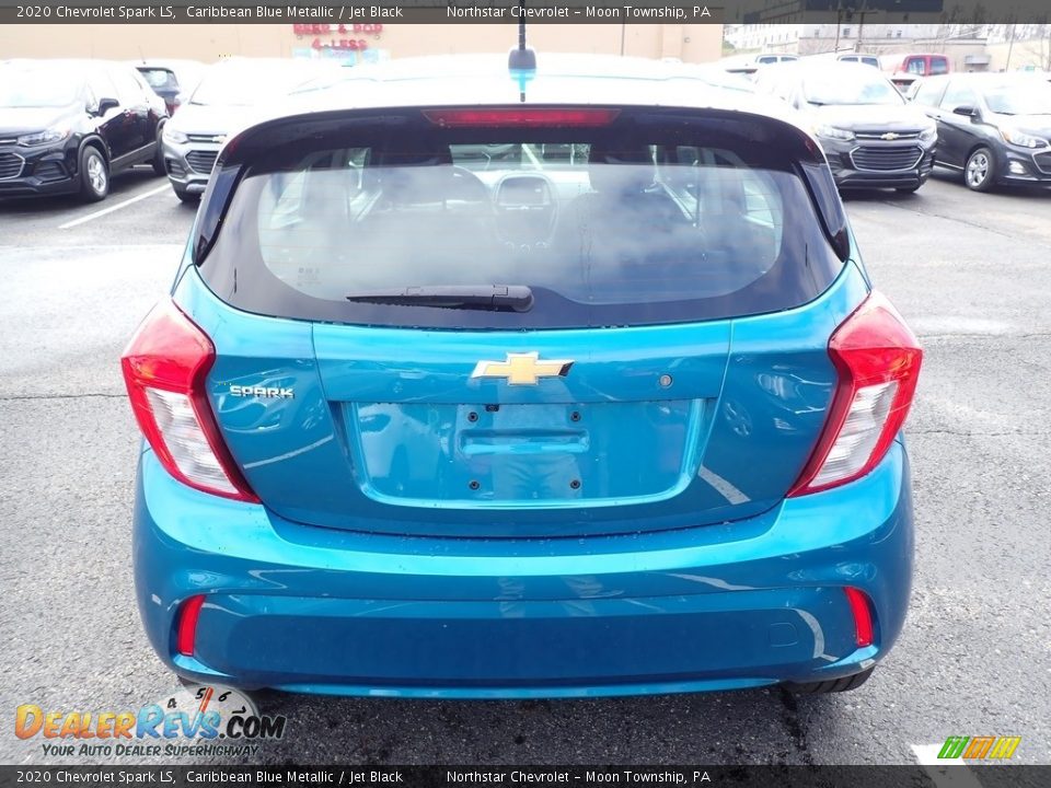 2020 Chevrolet Spark LS Caribbean Blue Metallic / Jet Black Photo #4