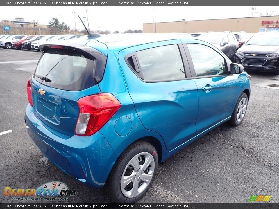 2020 Chevrolet Spark LS Caribbean Blue Metallic / Jet Black Photo #5