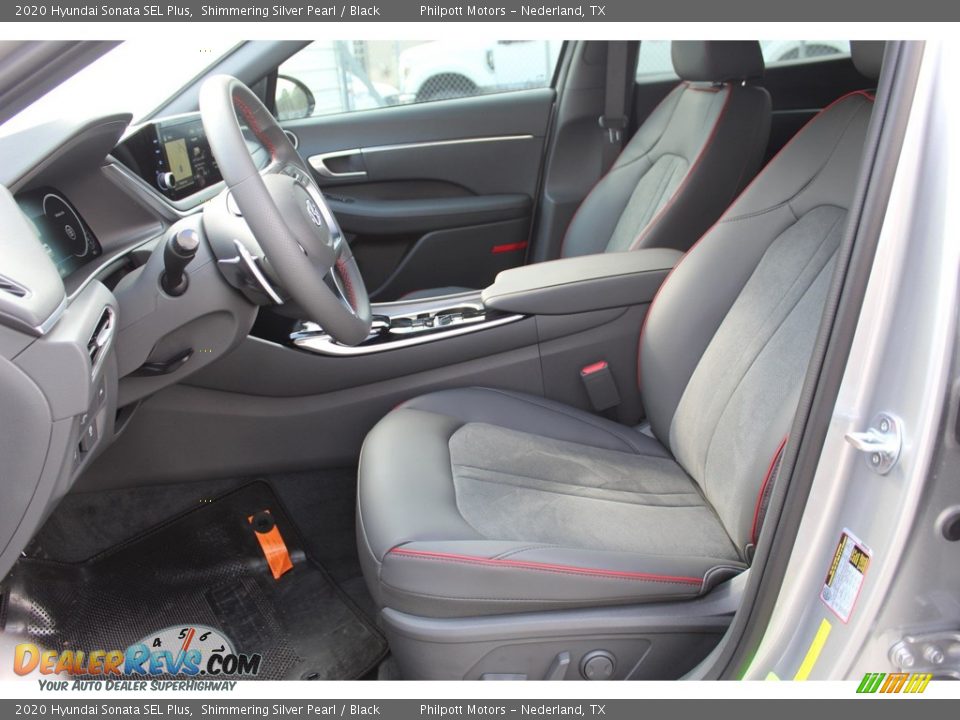 2020 Hyundai Sonata SEL Plus Shimmering Silver Pearl / Black Photo #10