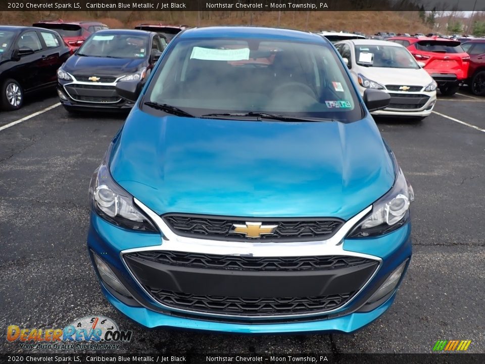 2020 Chevrolet Spark LS Caribbean Blue Metallic / Jet Black Photo #8