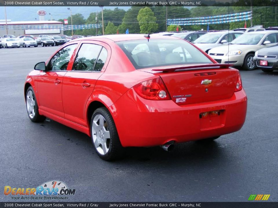 2008 Chevrolet Cobalt Sport Sedan Victory Red / Gray Photo #8