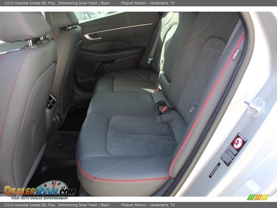 2020 Hyundai Sonata SEL Plus Shimmering Silver Pearl / Black Photo #20