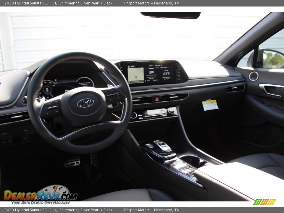 2020 Hyundai Sonata SEL Plus Shimmering Silver Pearl / Black Photo #21