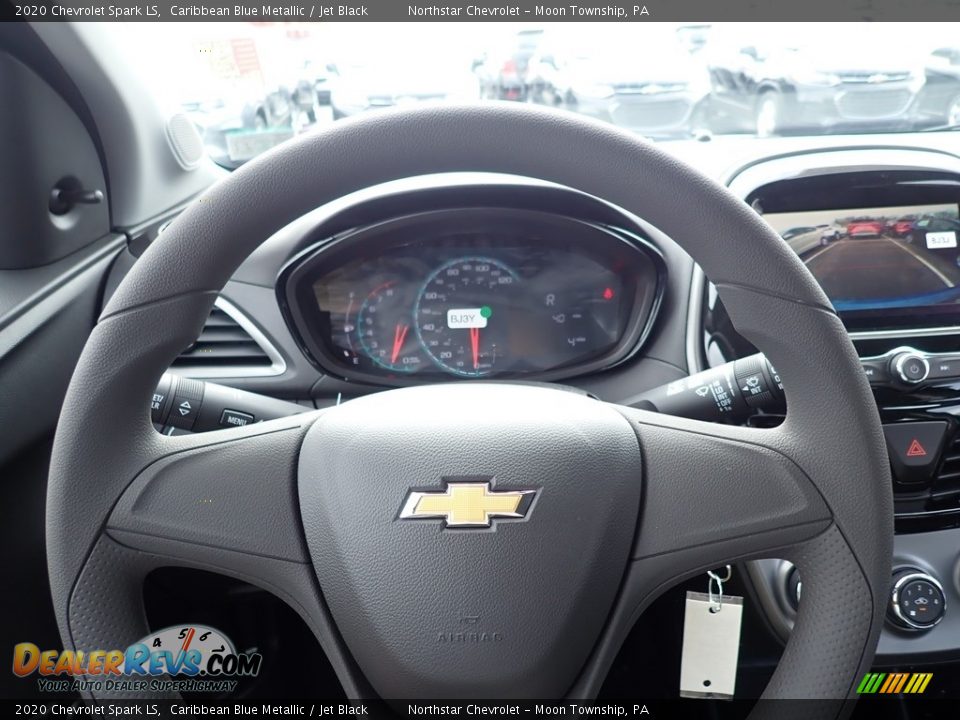 2020 Chevrolet Spark LS Caribbean Blue Metallic / Jet Black Photo #20