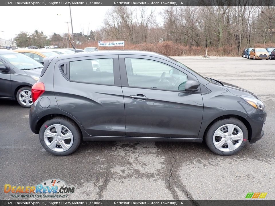 2020 Chevrolet Spark LS Nightfall Gray Metallic / Jet Black Photo #6