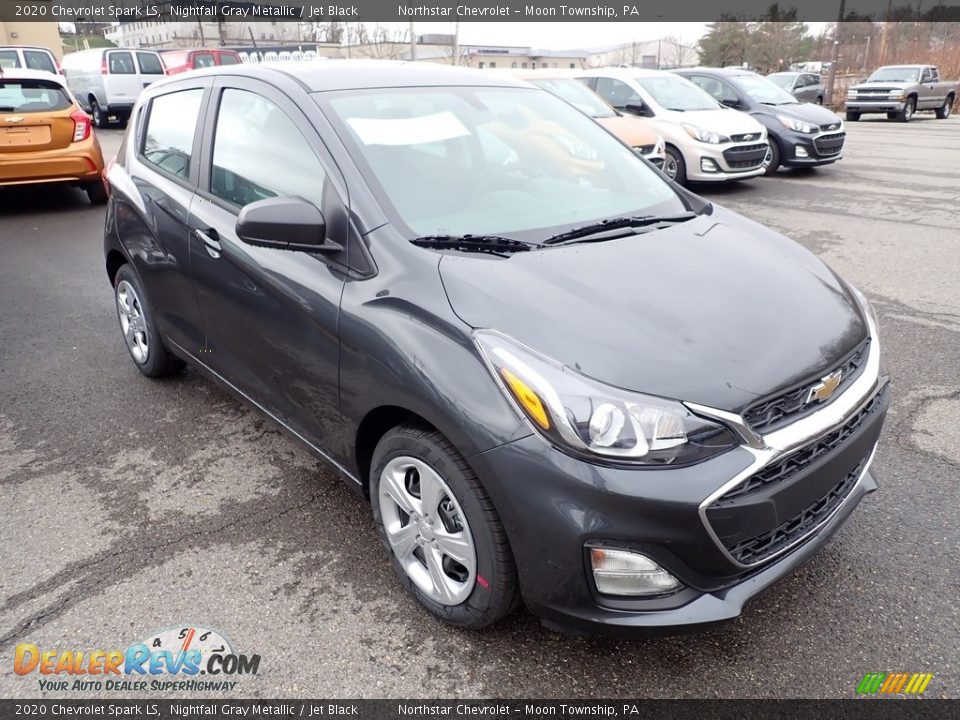 2020 Chevrolet Spark LS Nightfall Gray Metallic / Jet Black Photo #7