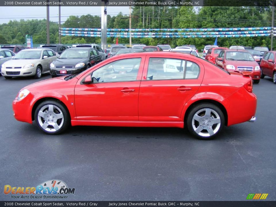 2008 Chevrolet Cobalt Sport Sedan Victory Red / Gray Photo #9