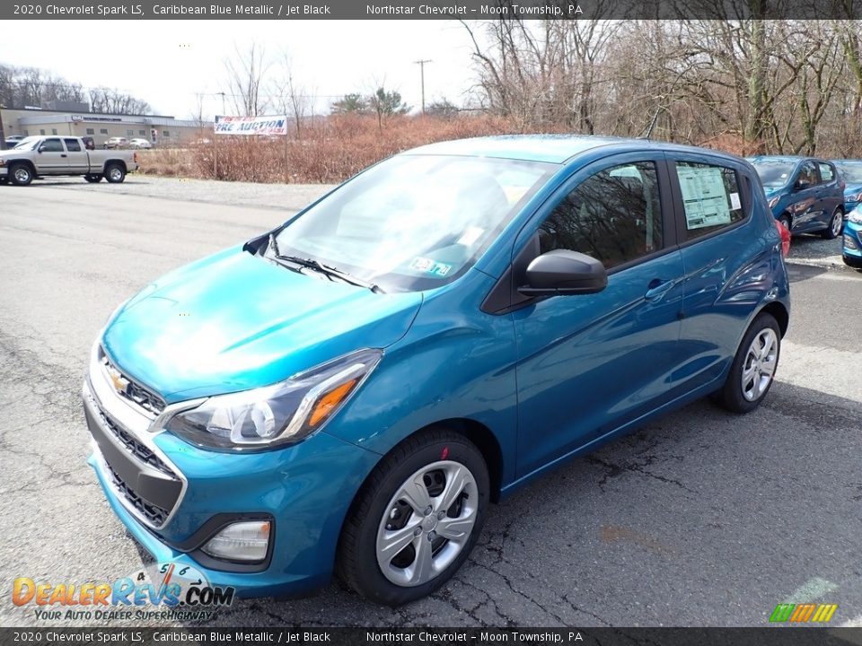 2020 Chevrolet Spark LS Caribbean Blue Metallic / Jet Black Photo #1