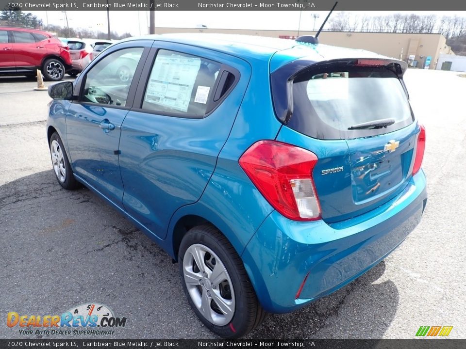 2020 Chevrolet Spark LS Caribbean Blue Metallic / Jet Black Photo #3