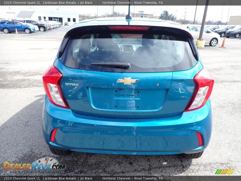 2020 Chevrolet Spark LS Caribbean Blue Metallic / Jet Black Photo #4