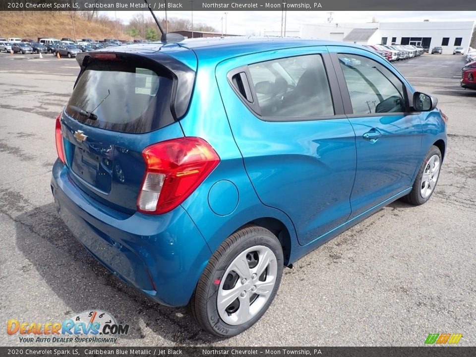 2020 Chevrolet Spark LS Caribbean Blue Metallic / Jet Black Photo #5