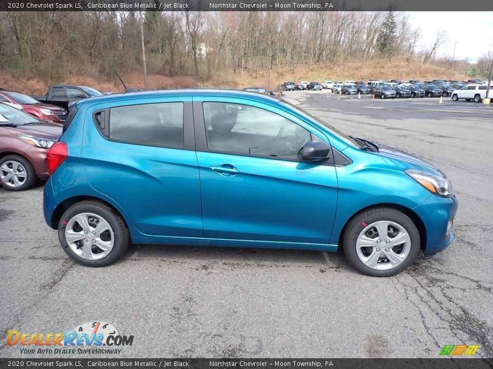 2020 Chevrolet Spark LS Caribbean Blue Metallic / Jet Black Photo #6